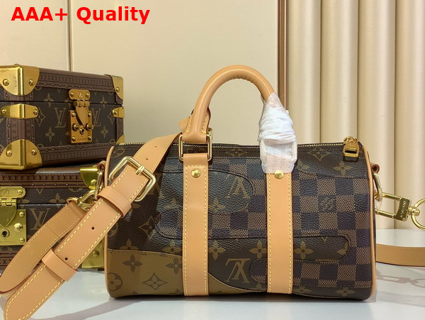 Louis Vuitton Keepall Bandouliere 25 City Bag Brown Monogram Landscape Coated Canvas M15428 Replica
