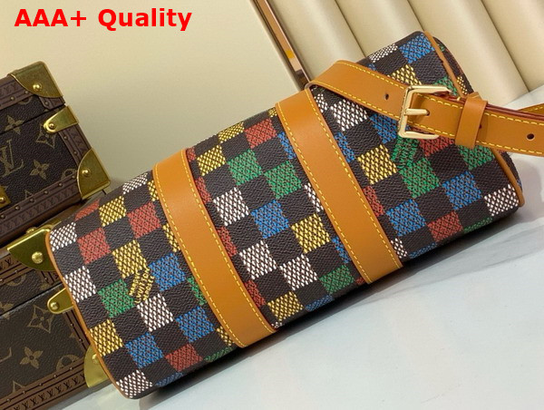 Louis Vuitton Keepall Bandouliere 25 Multicolor Damier Ebene Canvas N00148 Replica