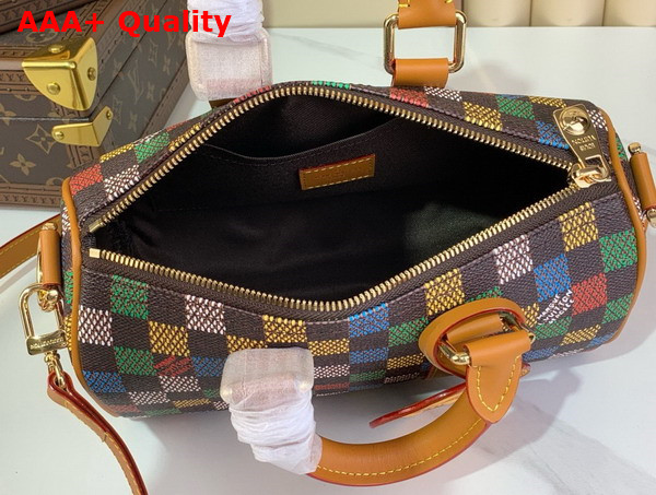 Louis Vuitton Keepall Bandouliere 25 Multicolor Damier Ebene Canvas N00148 Replica