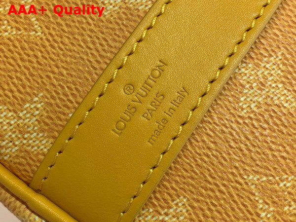 Louis Vuitton Keepall Bandouliere 25 Yellow Monogram Heritage Coated Canvas M13166 Replica