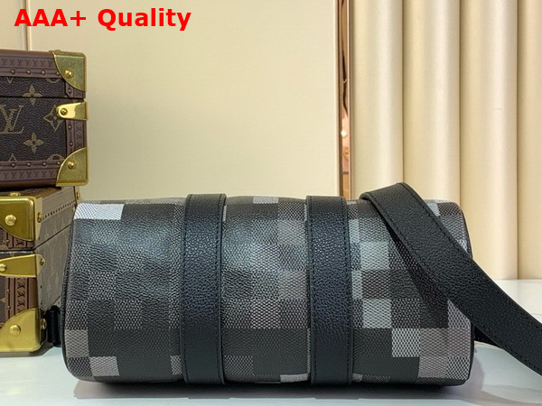 Louis Vuitton Keepall Bandouliere 25 in Damoflage Black Coated Canvas M14919 Replica