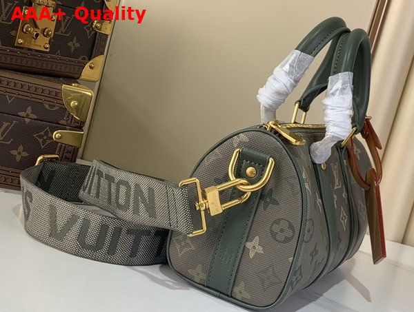Louis Vuitton Keepall Bandouliere 25 in Khaki Monogram Surplus Coated Canvas M26930 Replica