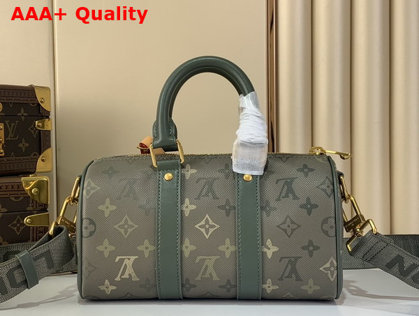 Louis Vuitton Keepall Bandouliere 25 in Khaki Monogram Surplus Coated Canvas M26930 Replica
