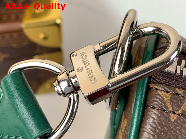 Louis Vuitton Keepall Bandouliere 35 Borneo Green Monogram Macassar Coated Canvas and Cowhide Leather M12765 Replica