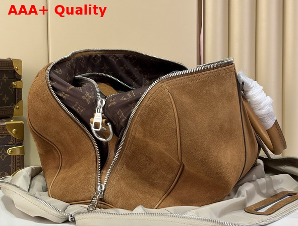 Louis Vuitton Keepall Bandouliere 35 Extendable Tan Suede Calfskin M2A548 Replica