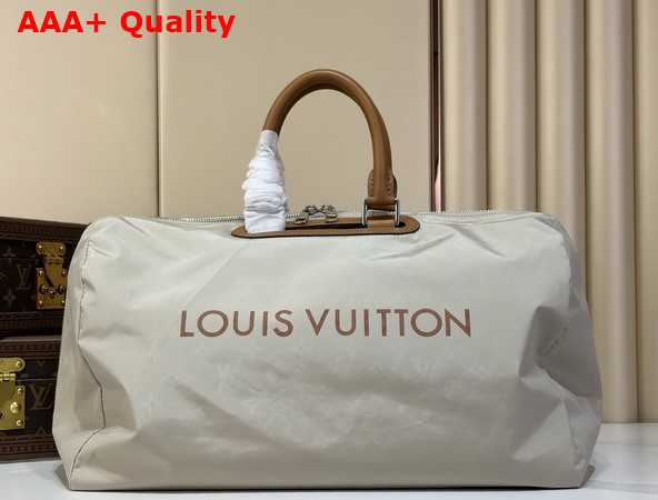 Louis Vuitton Keepall Bandouliere 35 Extendable Tan Suede Calfskin M2A548 Replica