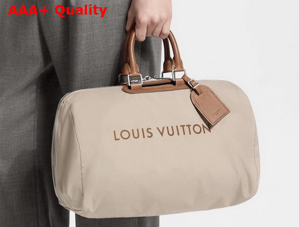 Louis Vuitton Keepall Bandouliere 35 Extendable Tan Suede Calfskin M2A548 Replica