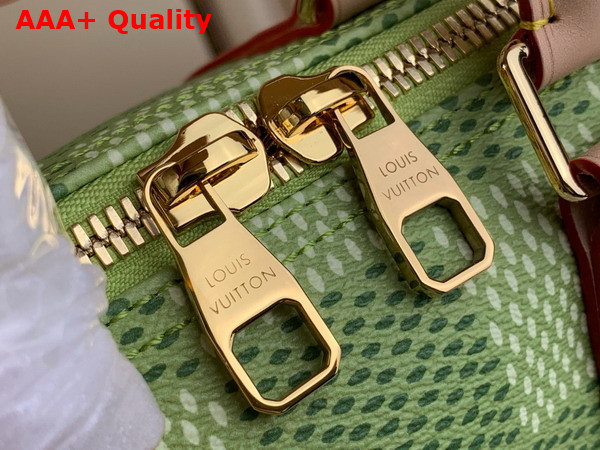 Louis Vuitton Keepall Bandouliere 35 Green Damier Golf Coated Canvas N40671 Replica