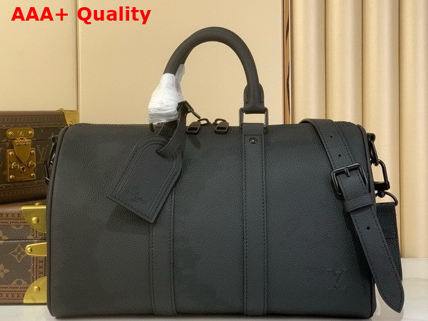 Louis Vuitton Keepall Bandouliere 35 in Black Waxy Calfskin M15249 Replica