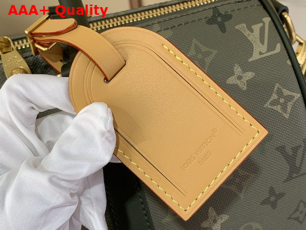 Louis Vuitton Keepall Bandouliere 35 in Khaki Green Monogram Surplus Coated Canvas M27054 Replica