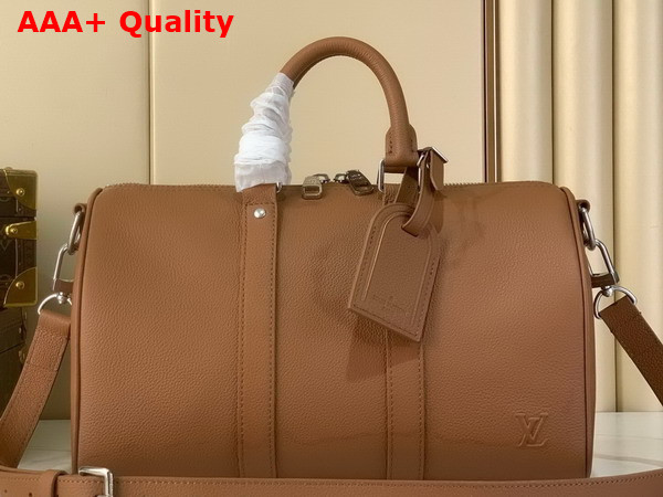 Louis Vuitton Keepall Bandouliere 35 in Tan Waxy Calfskin M25980 Replica