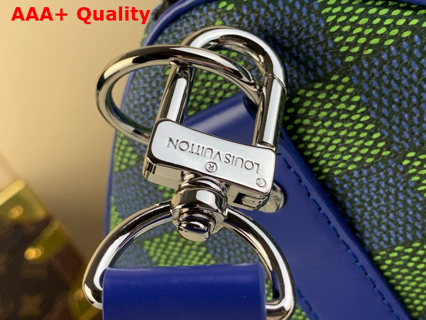 Louis Vuitton Keepall Bandouliere 45 Bag in Green Damier Canvas Replica