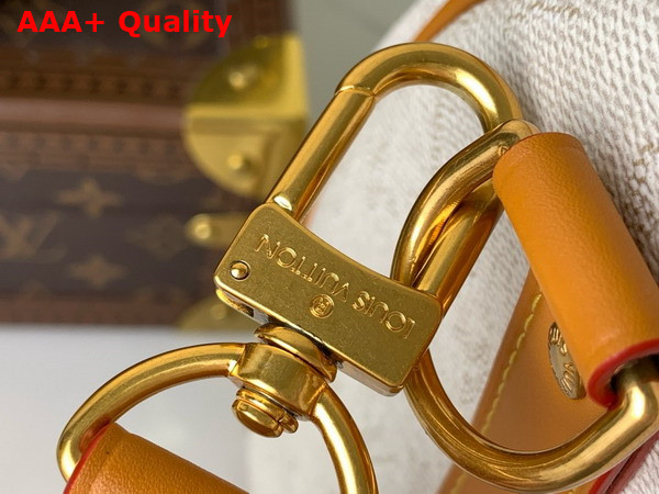 Louis Vuitton Keepall Bandouliere 45 Bag in Off White Monogram Heritage Coated Canvas M14838 Replica