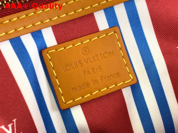 Louis Vuitton Keepall Bandouliere 45 Bag in Off White Monogram Heritage Coated Canvas M14838 Replica