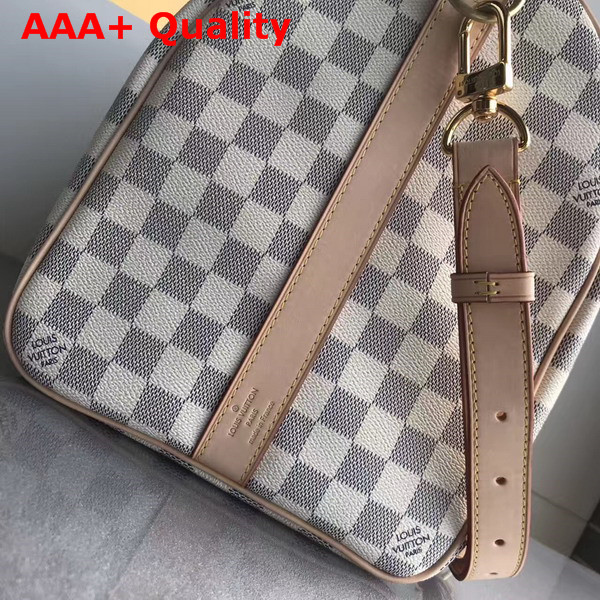 Louis Vuitton Keepall Bandouliere 45 Damier Azur Canvas N48223 Replica