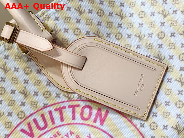 Louis Vuitton Keepall Bandouliere 45 LV Stamp Canvas Banana Yellow M28678 Replica