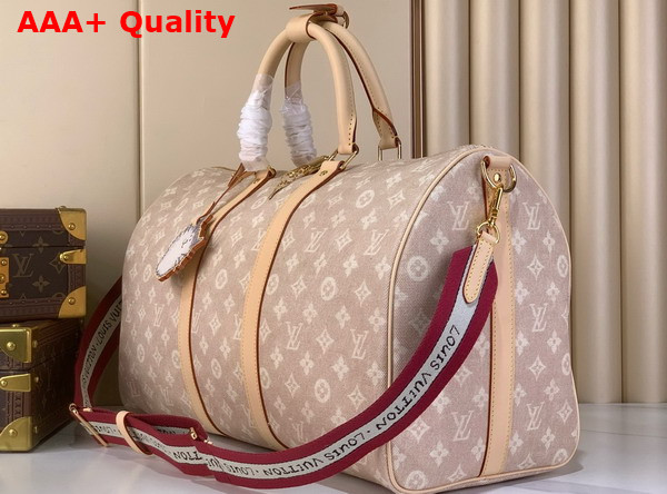 Louis Vuitton Keepall Bandouliere 45 Meowgram Coated Canvas M25787 Replica