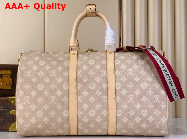 Louis Vuitton Keepall Bandouliere 45 Meowgram Coated Canvas M25787 Replica