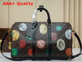 Louis Vuitton Keepall Bandouliere 45 Monogram Cameo Printed Canvas M59261 Replica