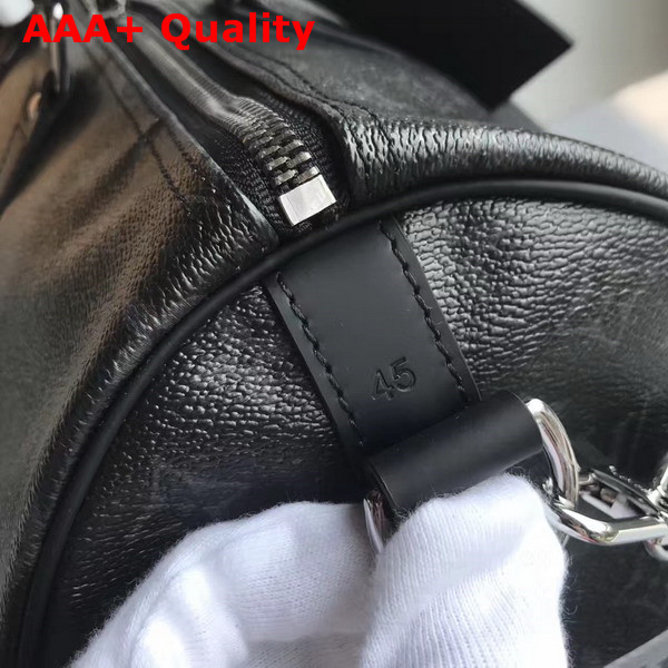 Louis Vuitton Keepall Bandouliere 45 Monogram Eclipse Canvas Dual Color Replica