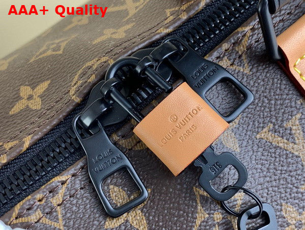 Louis Vuitton Keepall Bandouliere 45 Radiant Sun Monogram Macassar Coated Canvas M46703 Replica