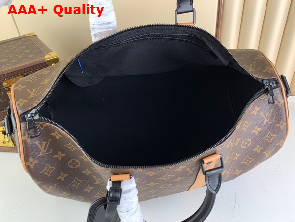 Louis Vuitton Keepall Bandouliere 45 Radiant Sun Monogram Macassar Coated Canvas M46703 Replica