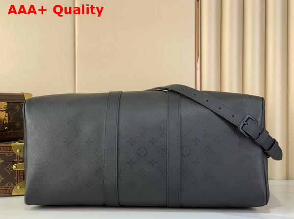 Louis Vuitton Keepall Bandouliere 45 in Black Monogram Midnight Coated Canvas M28403 Replica