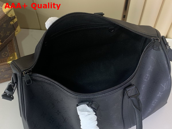 Louis Vuitton Keepall Bandouliere 45 in Black Monogram Midnight Coated Canvas M28403 Replica