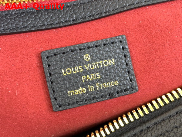 Louis Vuitton Keepall Bandouliere 45 in Black and Beige Monogram Empreinte Embossed Leather M46670 Replica