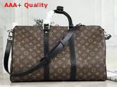 Louis Vuitton Keepall Bandouliere 45 in Monogram Macassar Canvas M56711 Replica