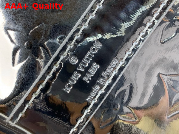 Louis Vuitton Keepall Bandouliere 45 in Silver Monogram Mirror Coated Canvas Replica