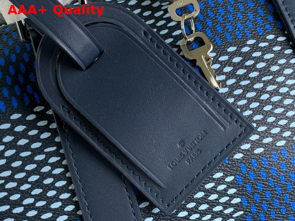 Louis Vuitton Keepall Bandouliere 50 Bag in Blue Damier Heritage Coated Canvas N40861 Replica