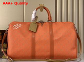 Louis Vuitton Keepall Bandouliere 50 Bag in Caramel Monogram Heritage Coated Canvas M26865 Replica