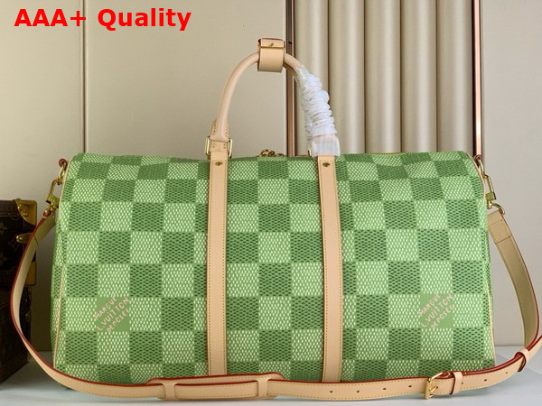Louis Vuitton Keepall Bandouliere 50 Bag in Green Damier Golf Coated Canvas N40667 Replica