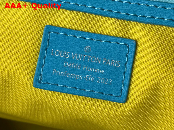 Louis Vuitton Keepall Bandouliere 50 Bag in Lime Green Monogram Playground Coated Canvas M21869 Replica