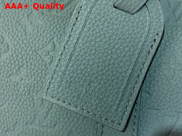 Louis Vuitton Keepall Bandouliere 50 Bag in Misty Lake Green Taurillon Monogram Embossed Cowhide Leather M13976 Replica
