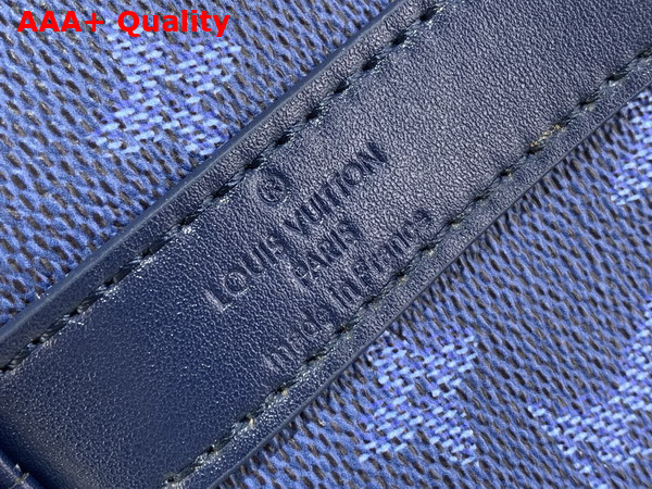 Louis Vuitton Keepall Bandouliere 50 Bag in Ocean Blue Monogram Heritage Coated Canvas M26864 Replica