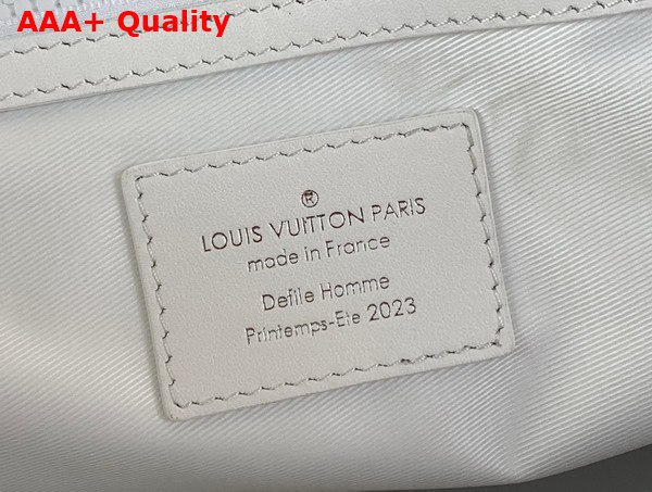 Louis Vuitton Keepall Bandouliere 50 Bag in Optic White Calf Leather M21845 Replica