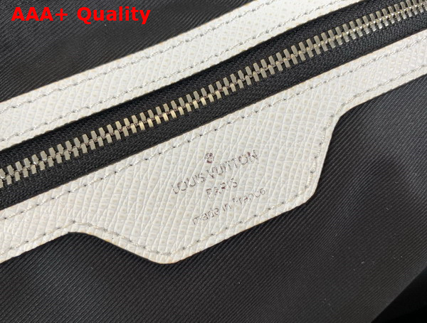 Louis Vuitton Keepall Bandouliere 50 Bag in Optic White Monogram Coated Canvas and Taiga Cowhide Leather M30885 Replica