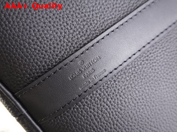 Louis Vuitton Keepall Bandouliere 50 Black LV Aerogram Cowhide Leather M21420 Replica