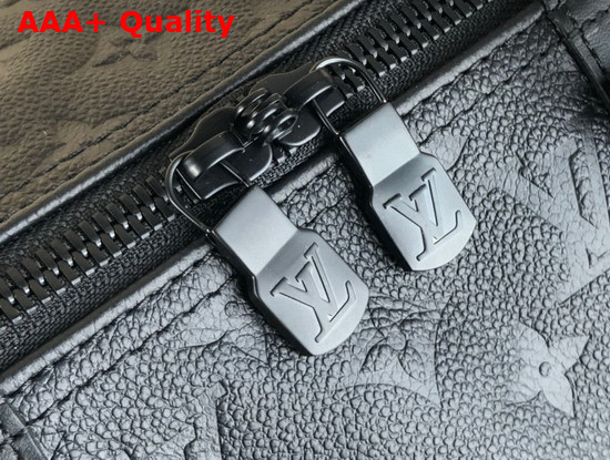 Louis Vuitton Keepall Bandouliere 50 Black Taurillon Monogram Leather M59025 Replica