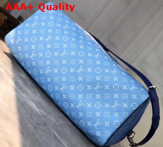 Louis Vuitton Keepall Bandouliere 50 Blue Monogram Canvas Replica