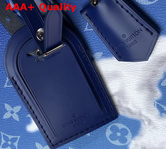 Louis Vuitton Keepall Bandouliere 50 Blue Monogram Canvas Replica