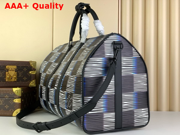 Louis Vuitton Keepall Bandouliere 50 Blue Moon Damier Rush Epi XL Leather M23771 Replica