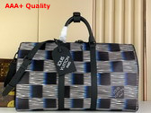 Louis Vuitton Keepall Bandouliere 50 Blue Moon Damier Rush Epi XL Leather M23771 Replica
