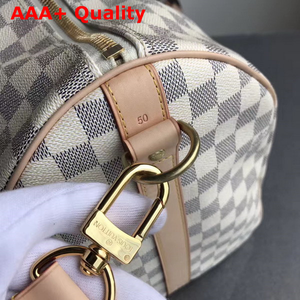Louis Vuitton Keepall Bandouliere 50 Damier Azur Canvas Replica