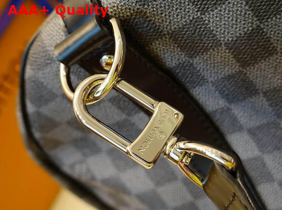 Louis Vuitton Keepall Bandouliere 50 Gray Damier Graphite 3D Coated Canvas N50016 Replica