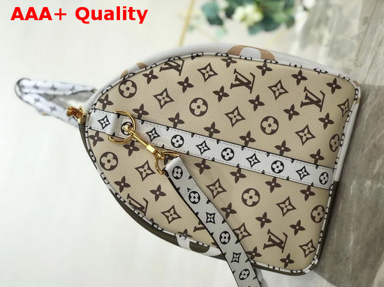 Louis Vuitton Keepall Bandouliere 50 Khaki Green and Beige Monogram Coated Canvas M44590 Replica