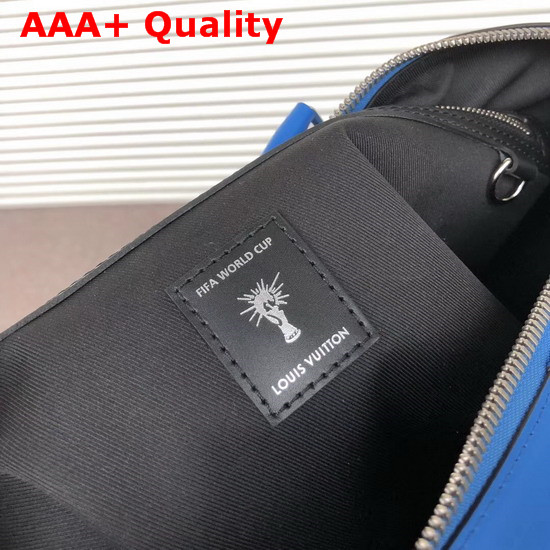 Louis Vuitton Keepall Bandouliere 50 LV 2018 FIFA World Cup Edition Blue Replica