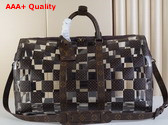 Louis Vuitton Keepall Bandouliere 50 Monogram Chess Coated Canvas and PVC M20864 Replica